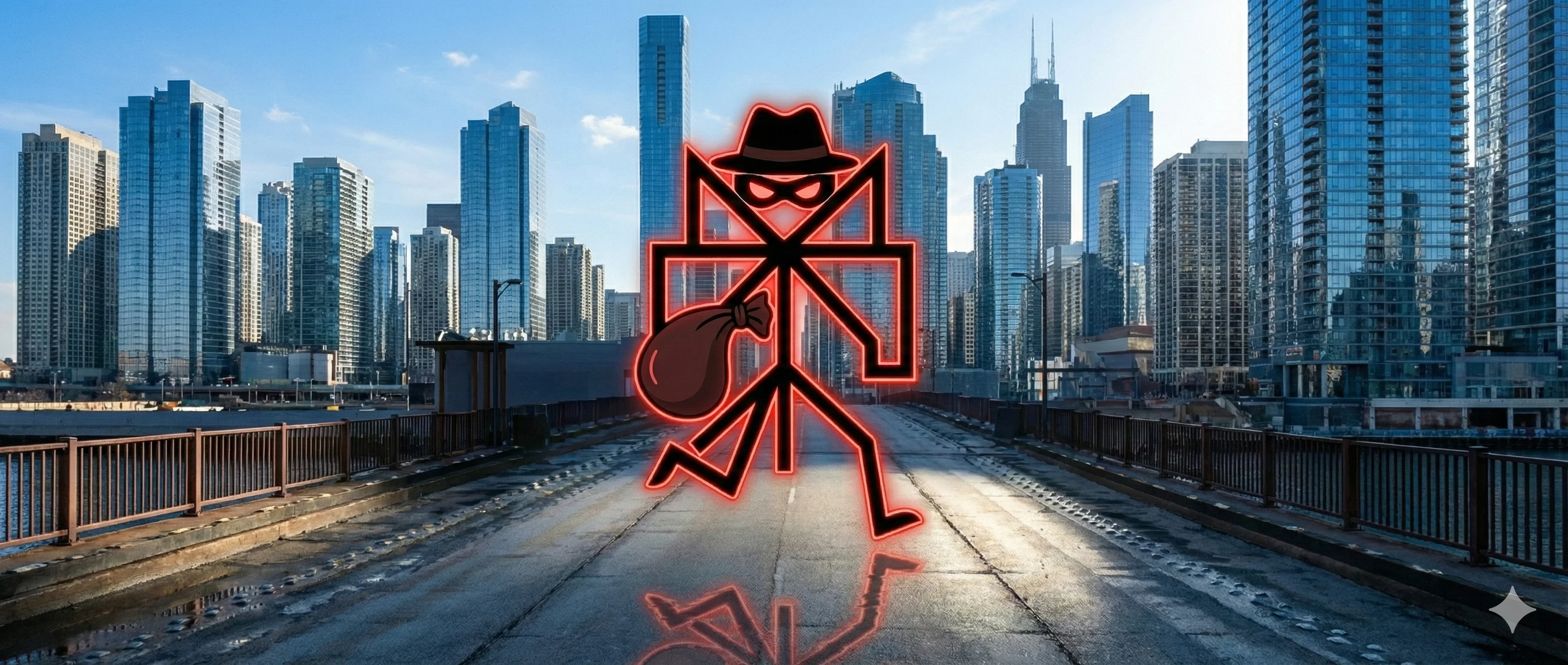 Voleur/Robber - Metaphore du growth hacking agressif Perplexity, marketing B2B, acquisition et lead generation